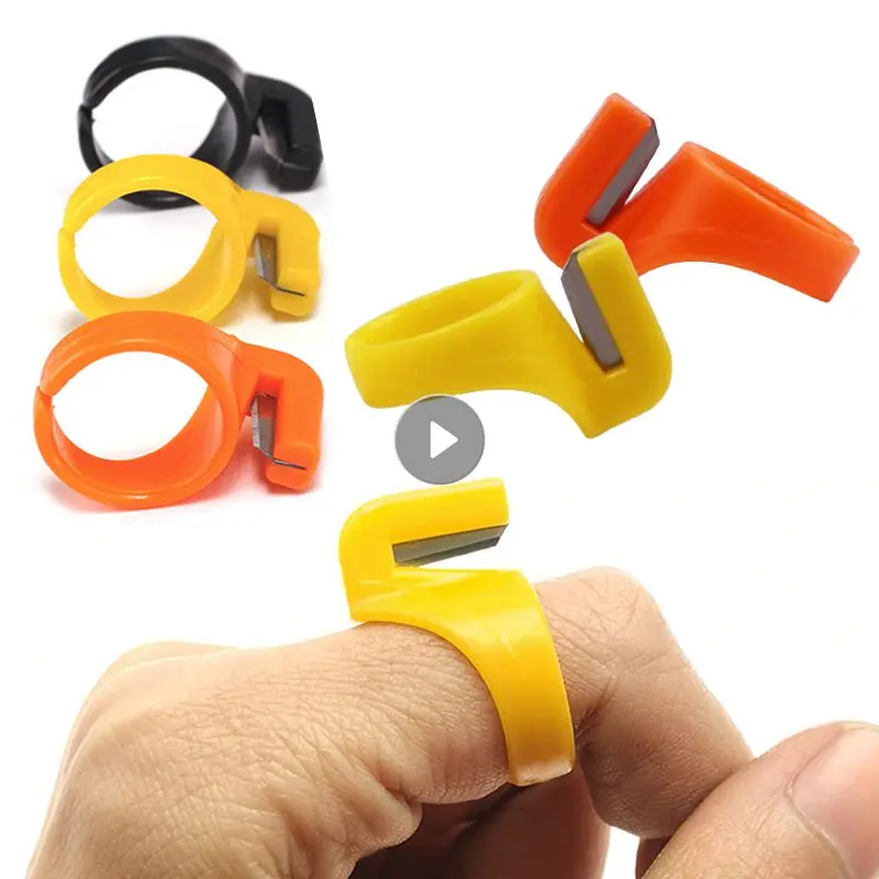 Needle Threader Tool - Finger Blade Needle Craft Plastic Thimble
