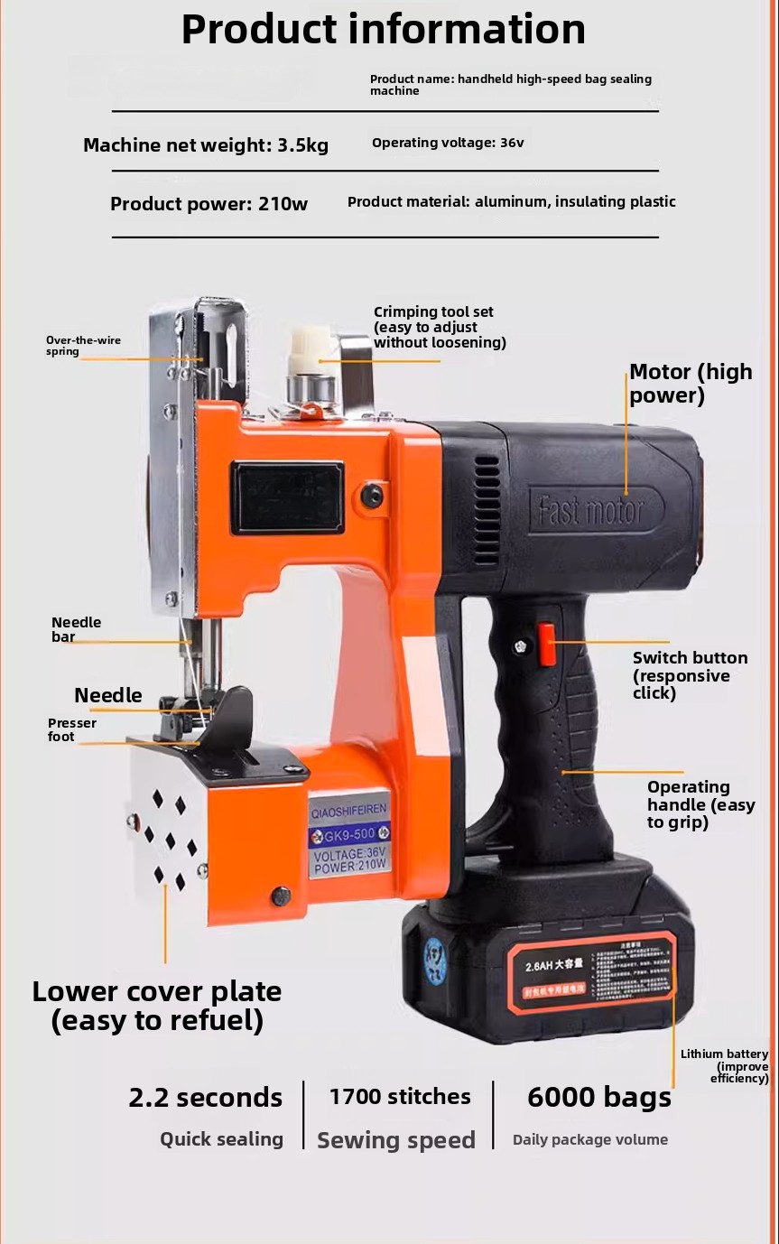 GK9-370 Handheld Dual Electric - Sewing In Textile Industry review and price