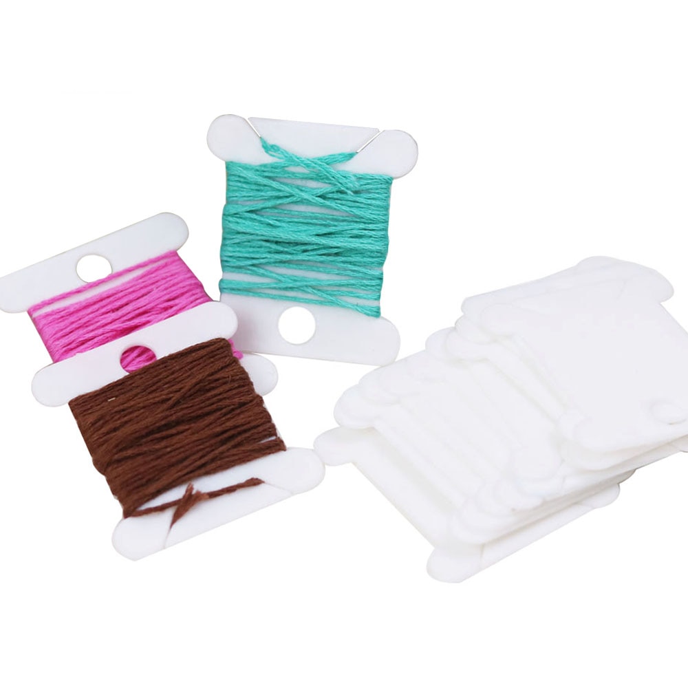 30pcs Plastic Floss Bobbins Se - Bobbin Organizer Box review and price