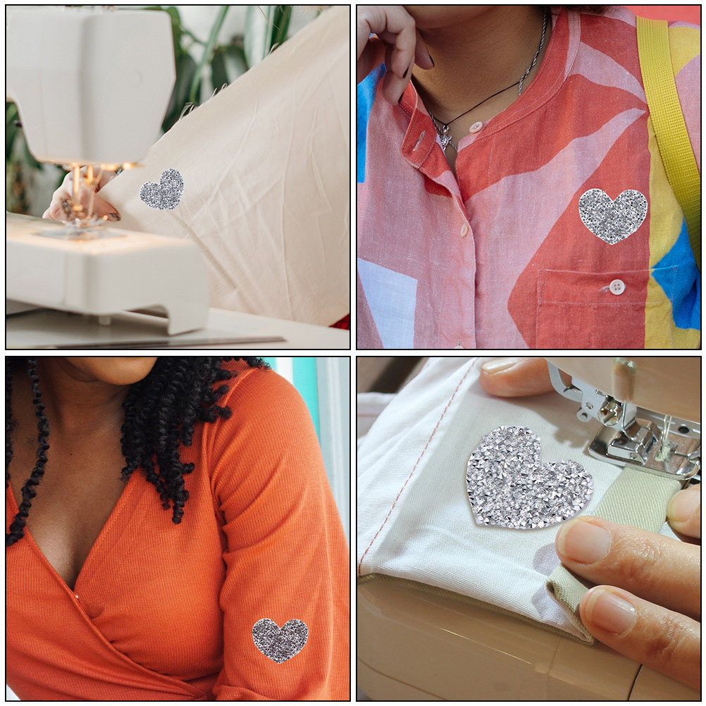 10Pcs Heart Shaped Embroidery  - Sewing Recycle review and price
