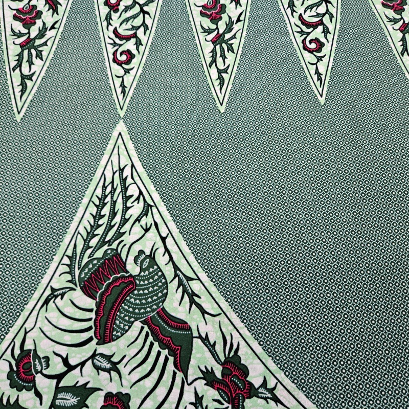 6Yards Long Printed Gray Green - Sewing Batik Fabric review and price