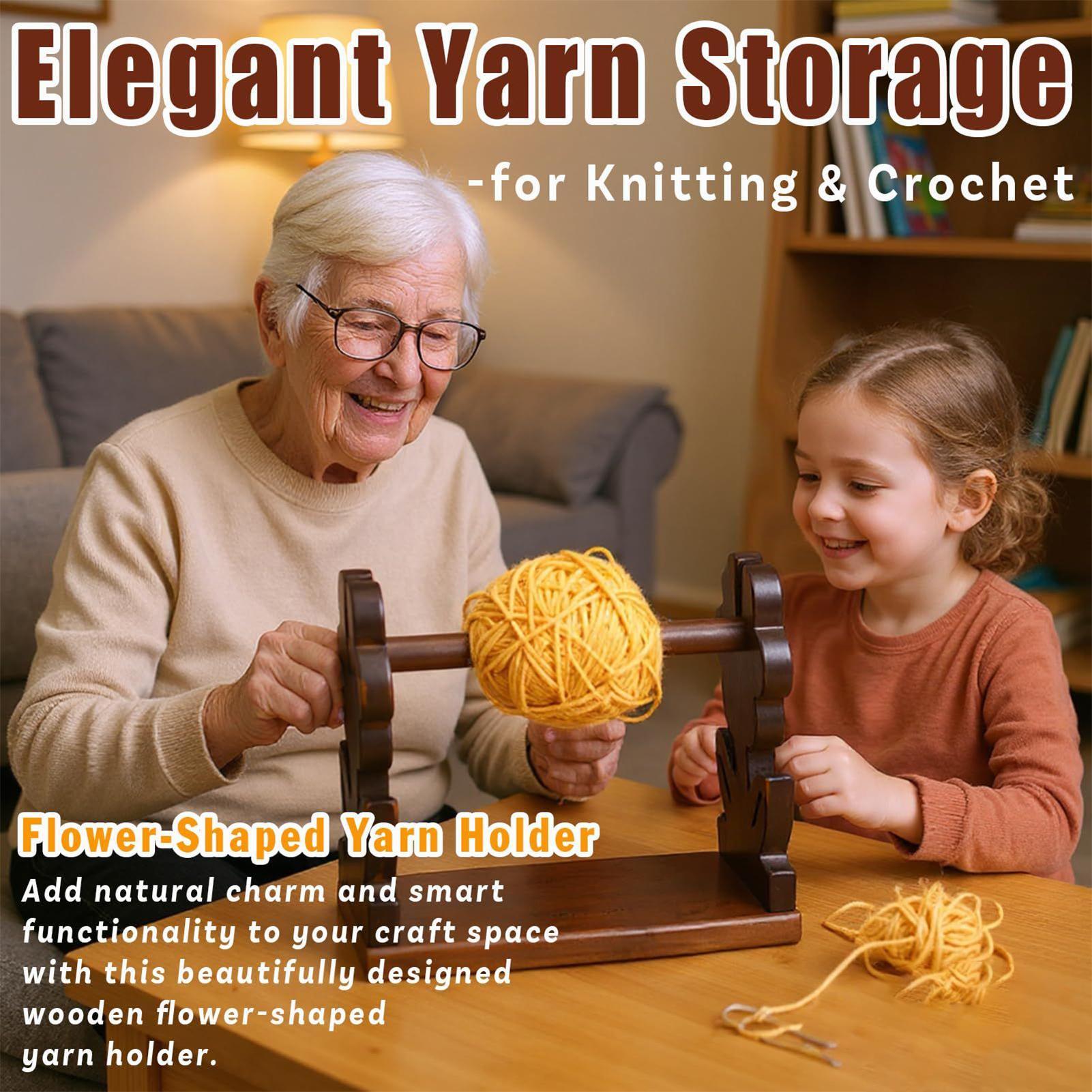 Yarn Holder Wooden Yarn Holder - Sewing Knit review and price