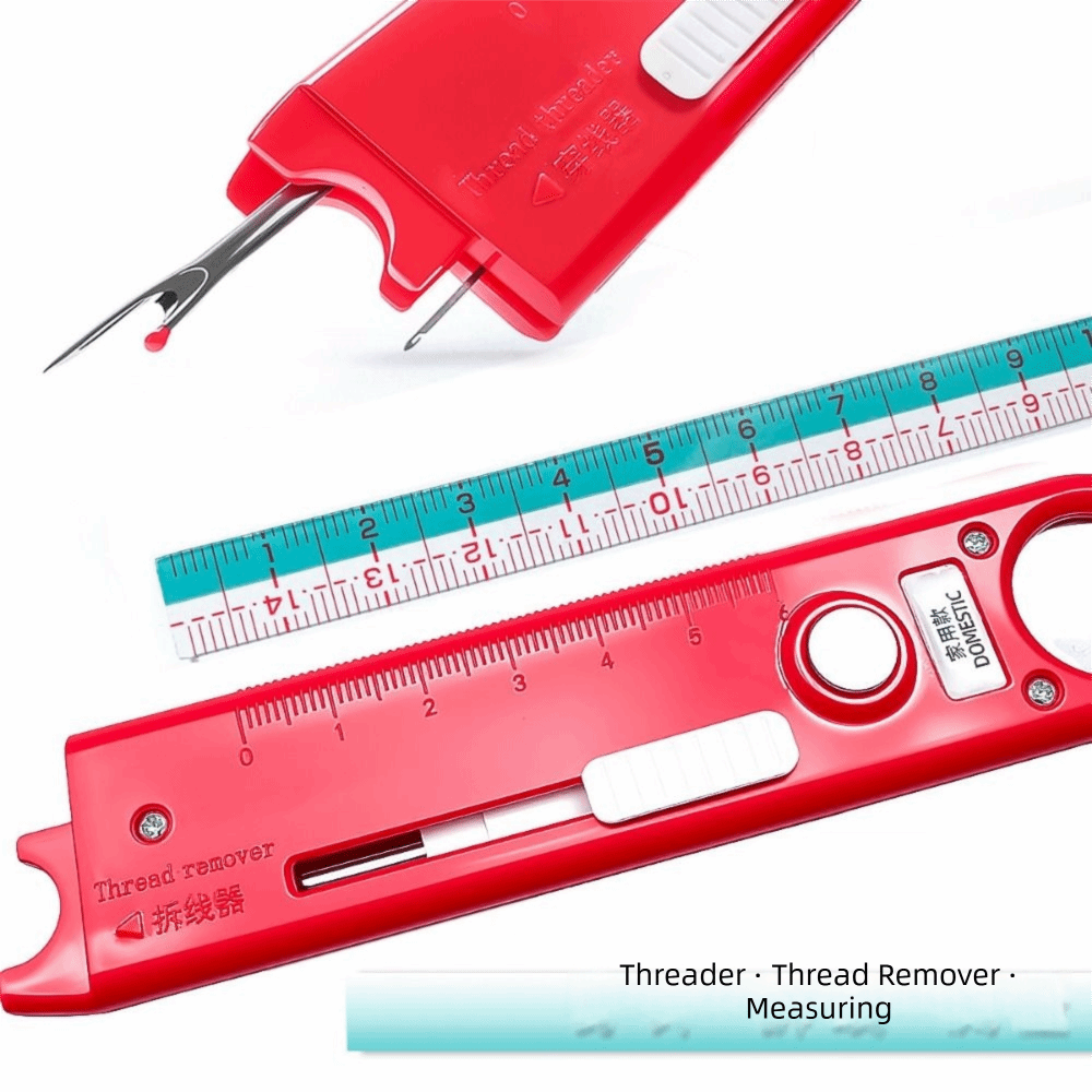 4 in 1 Needle Threader Built-I - Needle Threader Tool review and price