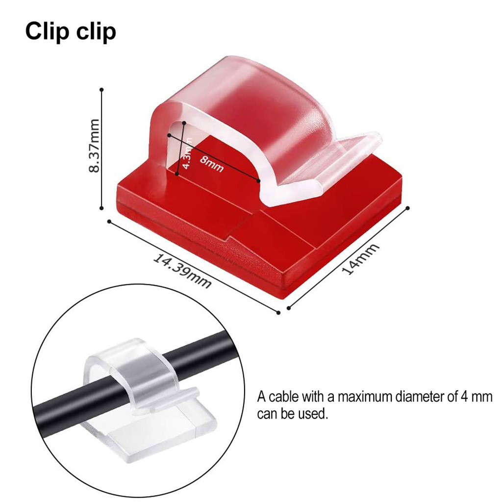 10-50 PCS Cable Organizer Clip - Bobbin Organizer Box review and price