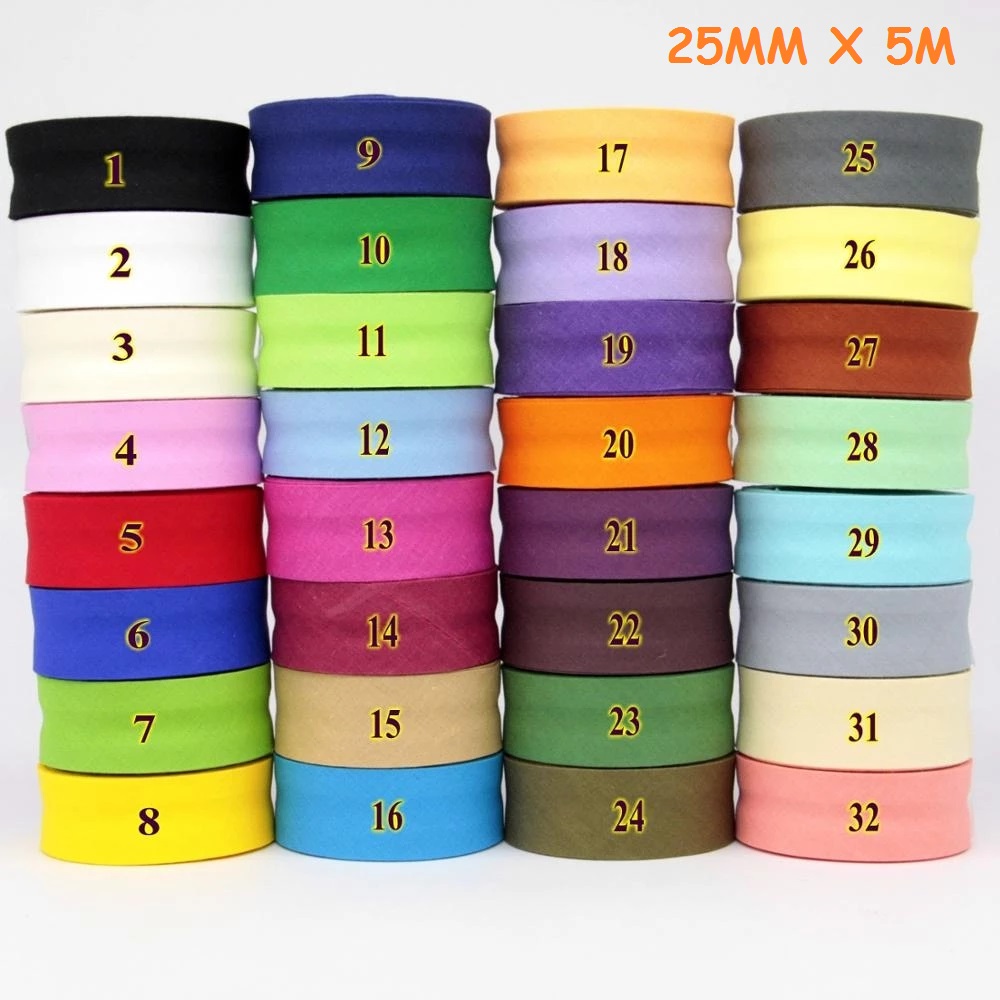 25mm Cotton Bias Binding Tape  - Binding Tape Bias review and price