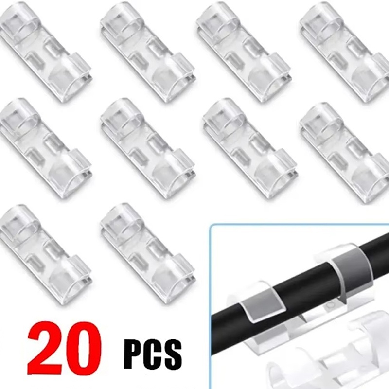 16/20Pcs Cable Organizer Clips - Bobbin Organizer Box review and price