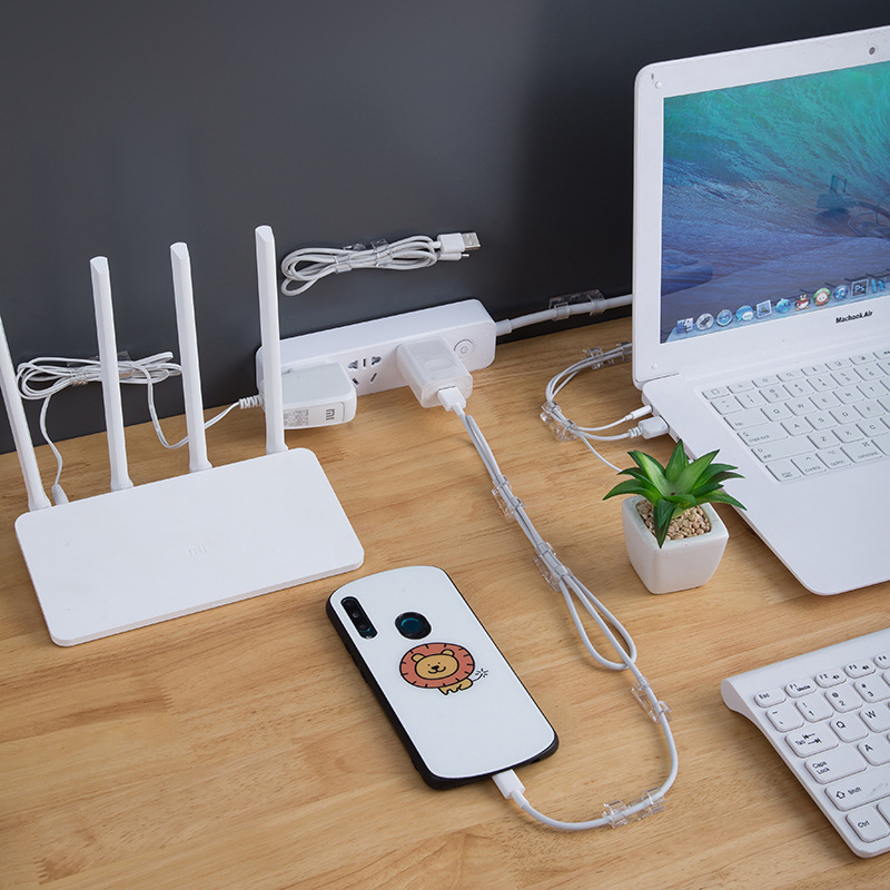 16/20Pcs Cable Organizer Clips - Bobbin Organizer Box review and price