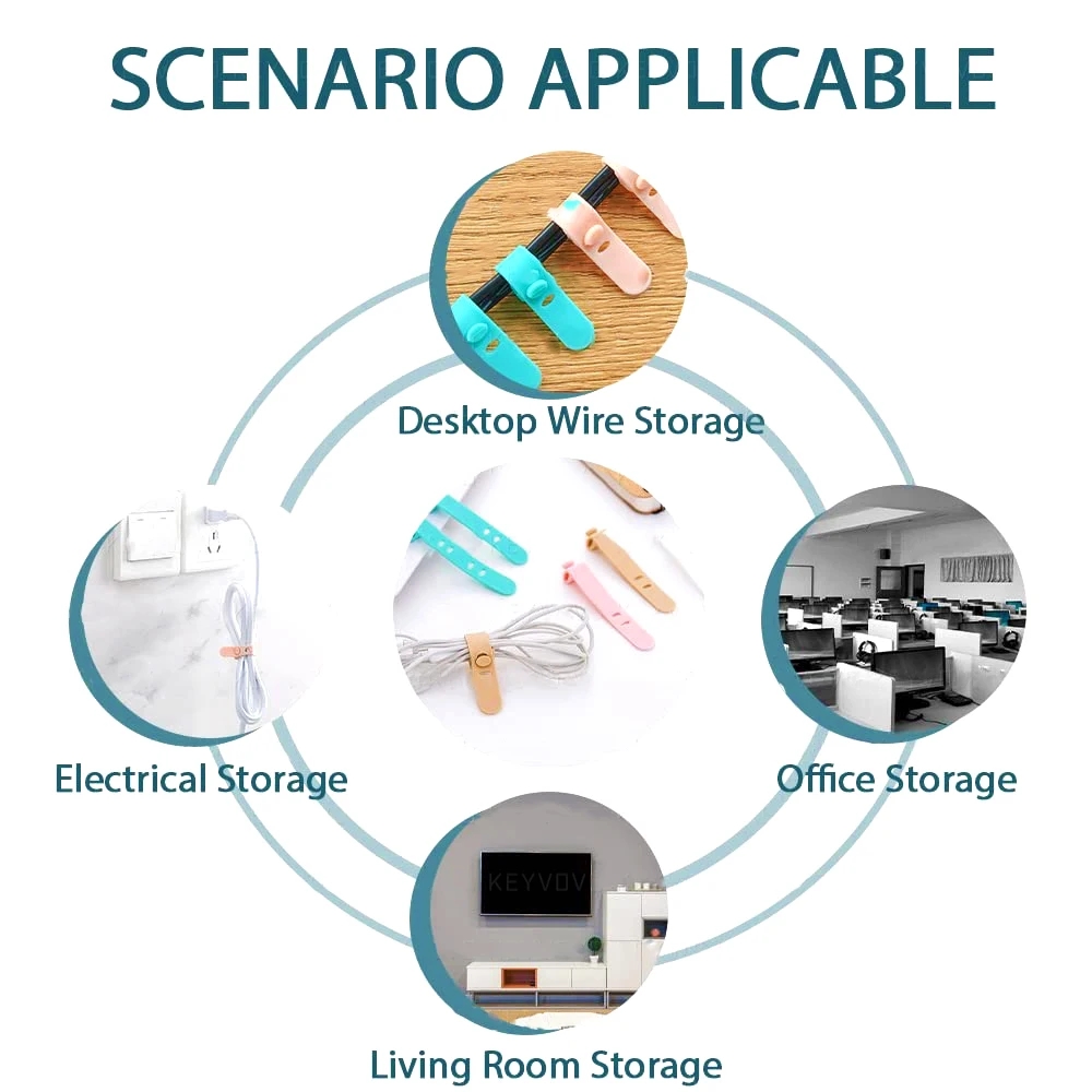 Cable Organizer Silicone Wire  - Bobbin Organizer Box review and price