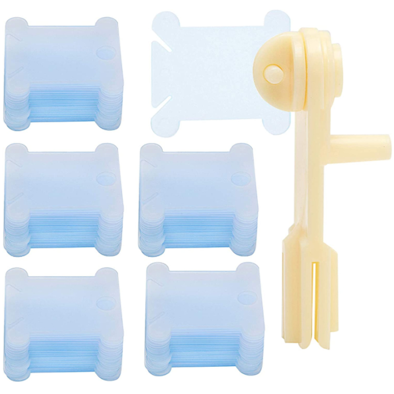 1/50/100/500pc Plastic Cross S - Bobbin Organizer Box review and price
