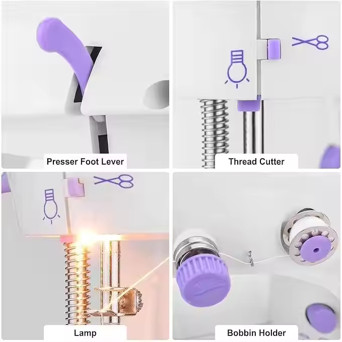 Mini Electric Domestic Home Us - Sewing In Textile Industry review and price