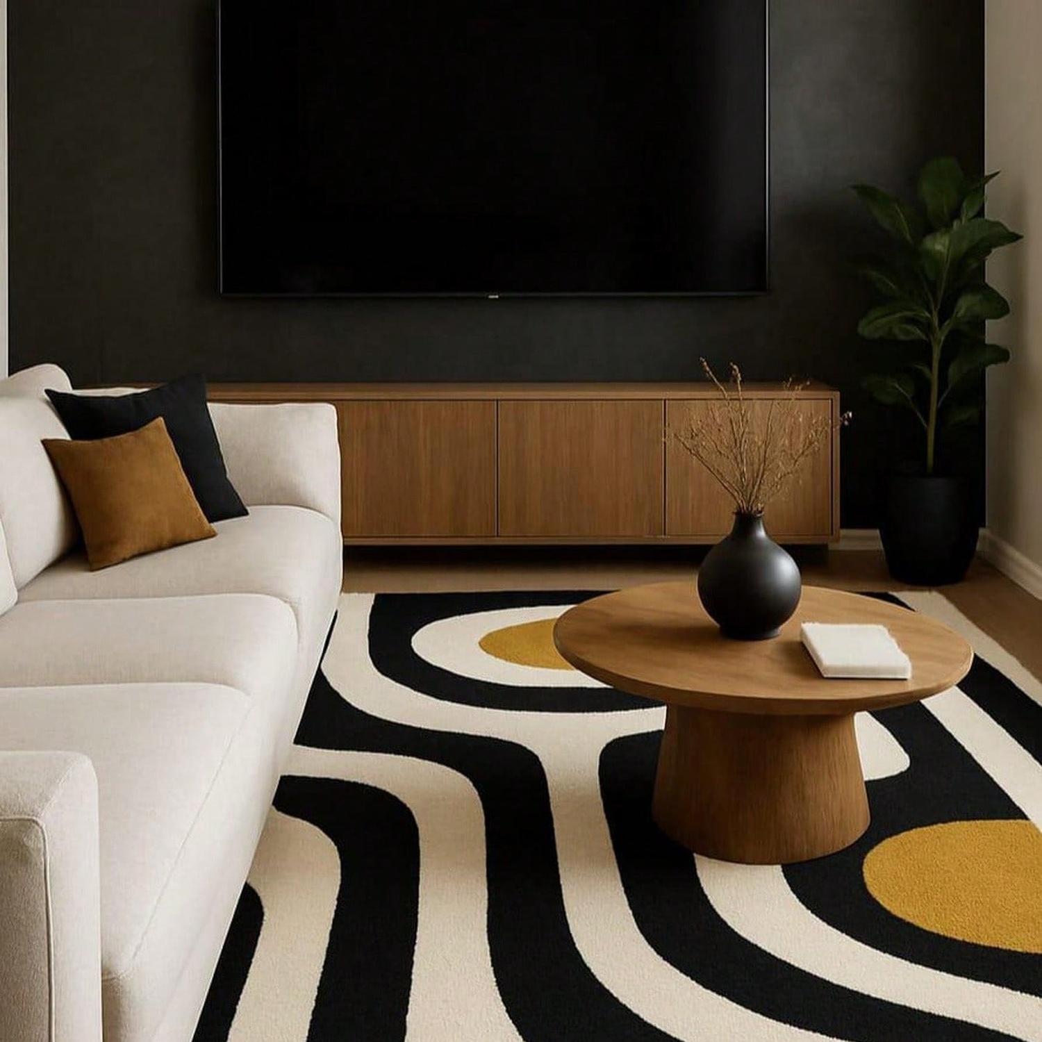 Tufted Wool Rug, Geometric Pat - Century Textile & Sewing Supply review and price